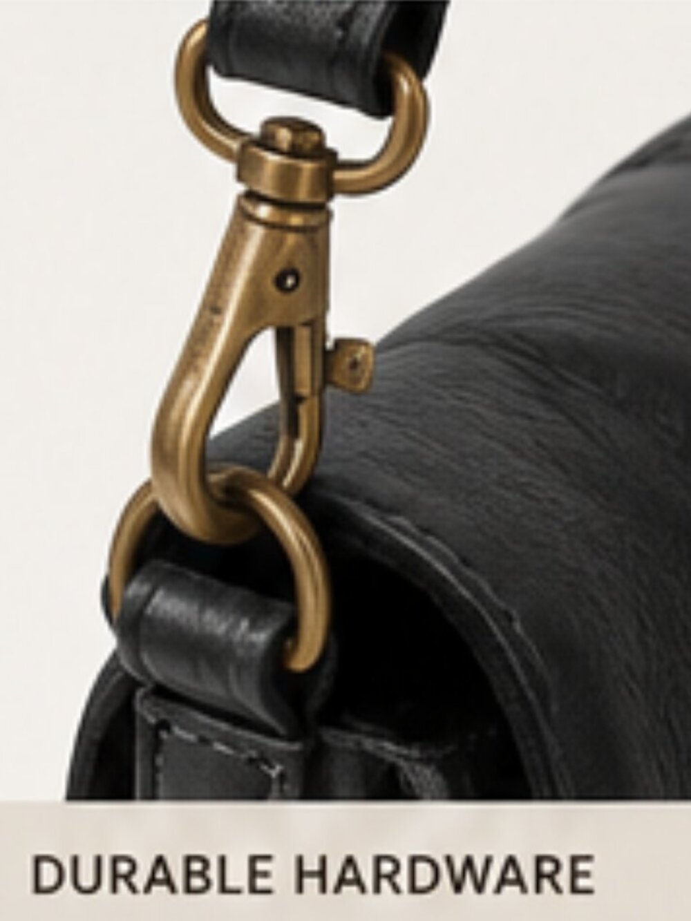 New, Coldwater Creek Full Grain Leather "Just Right" Cossbody Bag - Picture 12 of 16
